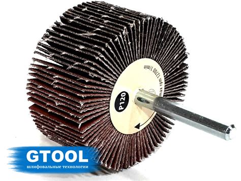 Шлифовальная головка лепестковая GTOOL 60х30х6мм, зерно P120 купить по ...