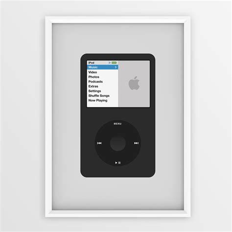 Apple Ipod Classic Poster Apple Digital Download Print Etsy