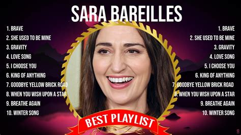 Sara Bareilles Best Songs Of All Time 💛💛 Captivating And Emotionally