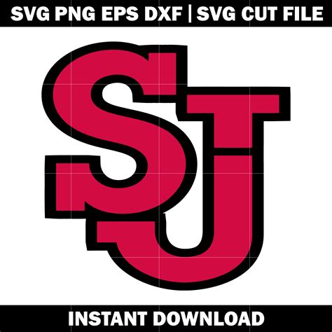 St. John's Red Storm logo svg, Ncaa png, Logo Sport svg, log | Inspire