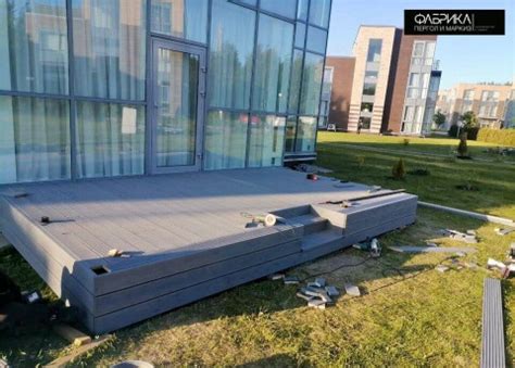 Терраса из лиственницы для квартиры ЖК Лахта Парк — портфолио работ ...