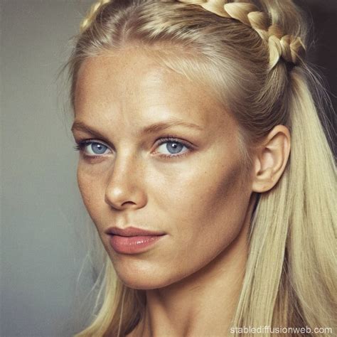 Blonde Swedish Woman Stable Diffusion Online