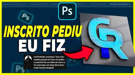 Tutorial Photoshop Como Criar Um Logo Para Seu Canal Site♉ Explore