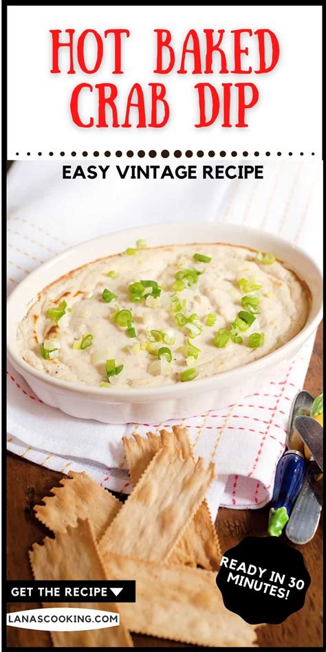 Hot Baked Crab Dip Recipe Lanas Cooking