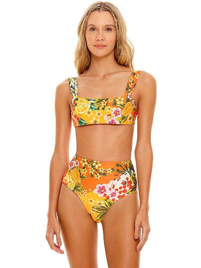 Buy Agua Bendita Sele Bikini Top Print At Off Editorialist