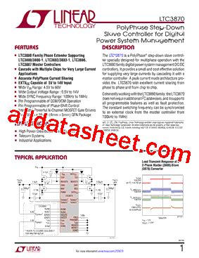 LTC3883 Datasheet PDF Linear Technology