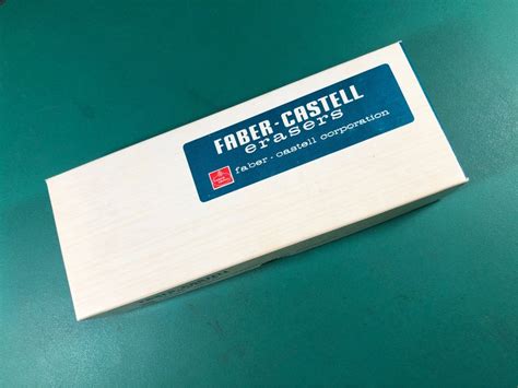 Faber Castell Box Of 12 1960 Vintage Peel Off Magic Rub Vinyl Eraser