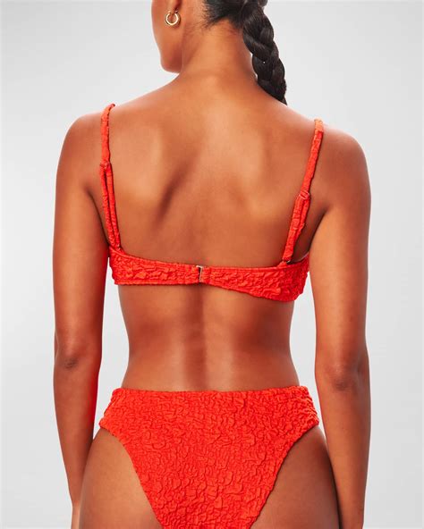 Mara Hoffman Cece High Waist Bikini Bottoms Neiman Marcus