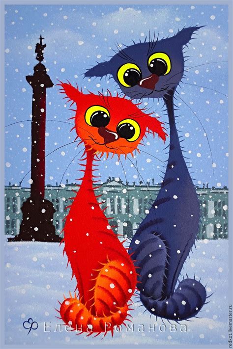 Серия "Кошарики". Картинка № к-28а. "Эрмитажные коты". в интернет ...