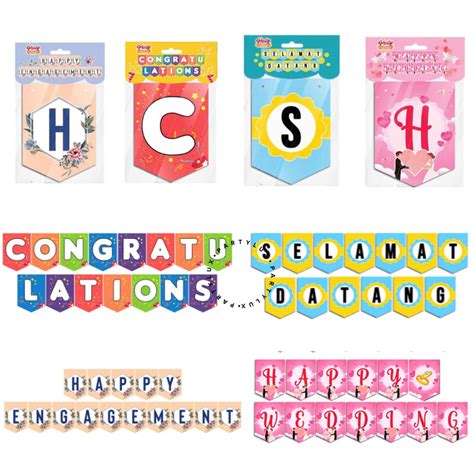 jual banner selamat datang congratulations happy wedding banner