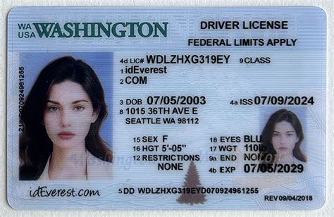 Buy Scannable Washington Fake Id