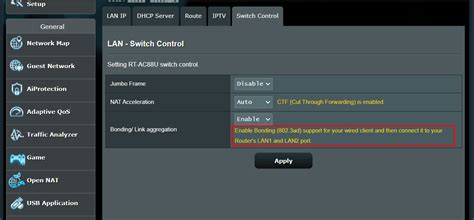 Teaming Port How To Setup Link Aggregation On Asus Router Official