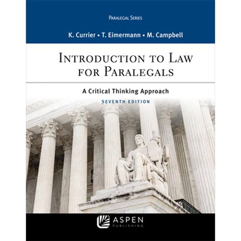 Introduction Law Paralegals Critical Thinking