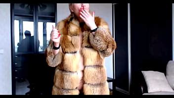 Mature Bitch In A Fur Coat Performance By The Famous Webcam Whore And Singer Aimee Hot Milf