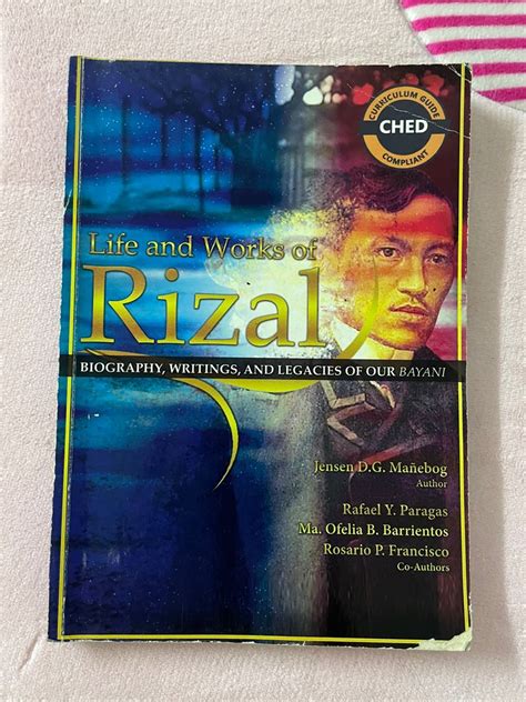 Life And Works Of Rizal Hobbies And Toys Books And Magazines Textbooks