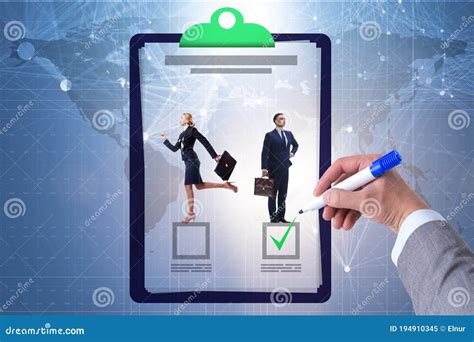 Woman Sex Discrimination Concept At Workplace Stock Image Image Of Employment Business