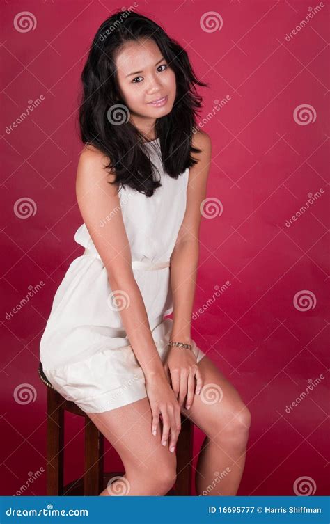 Singaporean Woman Stock Image Image Of Gorgeous White 16695777