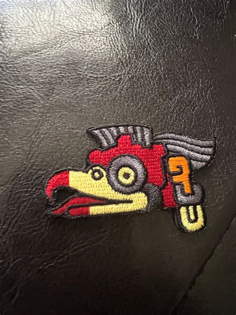 Cozcacuauhtli Vulture Of Aztec 20 Day Calendar Patch 25 Iron On Pat