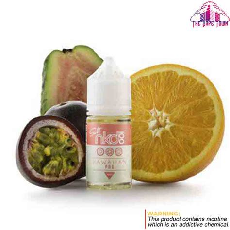 Naked 100 Hawaiian POG Guava Orange Fruit Iced Salt 30ml