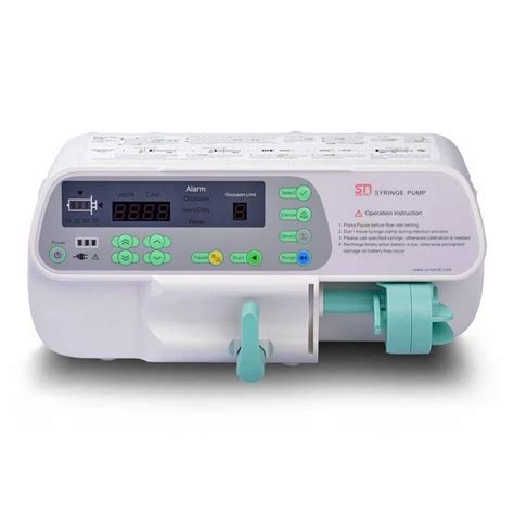 Sino Mdt Single Channel Syringe Pump Syringe Size Ml Model Name