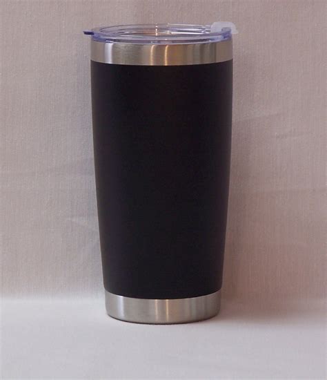 stainless steel oz black tumbler backwoods creations llc