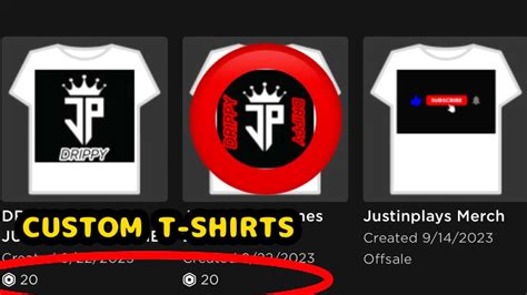 How To Make Custom T Shirts In Roblox Youtube