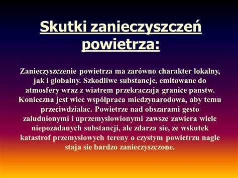 Zanieczyszczenia Rodowiska Ppt Pobierz