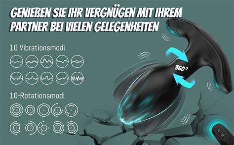 Analplug Sex Spielzeug für Frau Männer Prostata Stimulation Männer