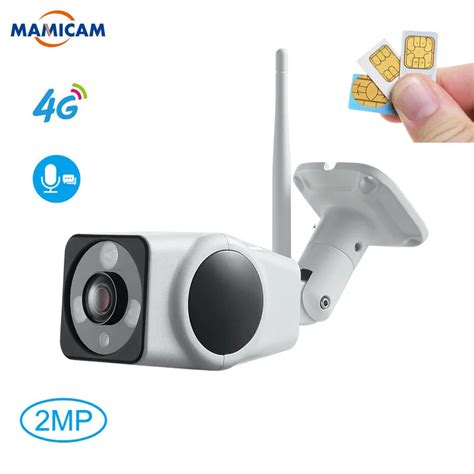 Купить Цилиндрическая ip камера Full HD 1080P Беспроводная GSM 3G 4G ...