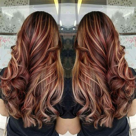 How Red Blonde Brown Hair Highlights Became The Internets Hottest