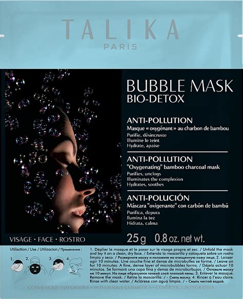 Mascarilla Facial Oxigenante De Burbujas Talika Bubble Mask Bio Detox