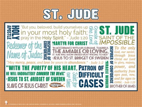 Saint Jude Quote Poster Catholic To The Max Online Catholic Store