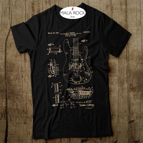 Bass Shirt Men Patent Bass T Shirt Bass Guitar T Shirt Bass Etsy