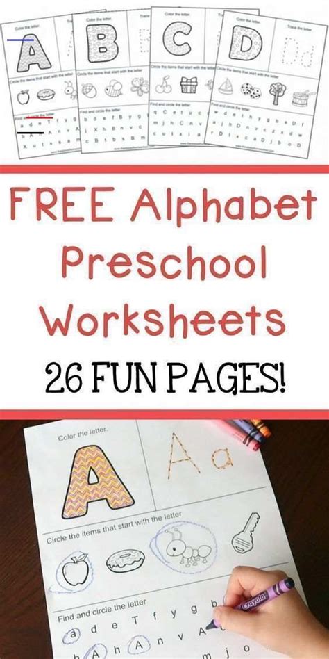 Alphabet Lesson Plan For Preschool