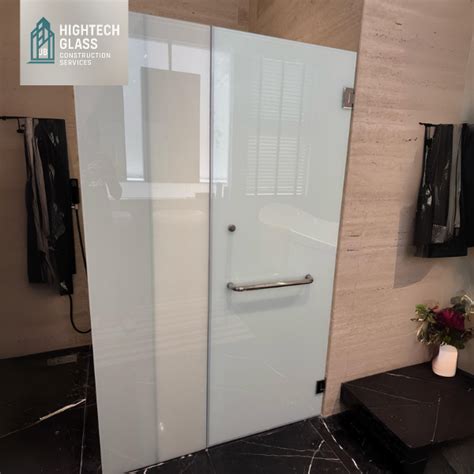 swing frameless glass door hightech glass construction services