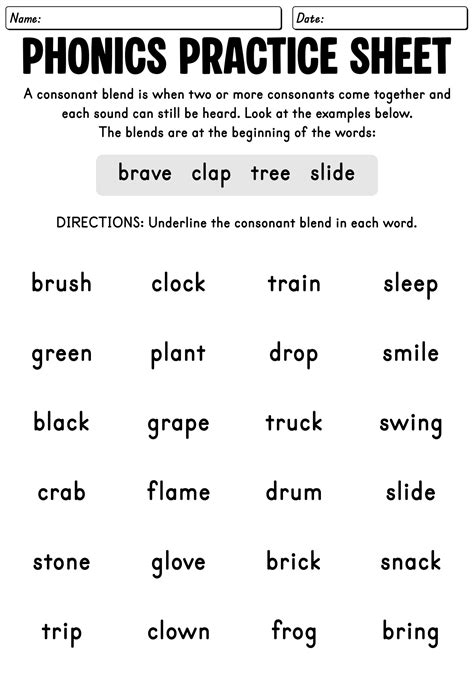 Third Grade Phonics Worksheets