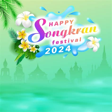 Songkran Festival Thaïlande Concept De Voyage Les Plus Beaux Endroits à