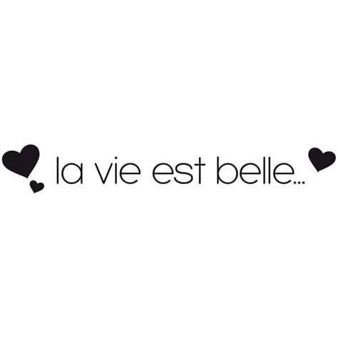 La Vie Est Belle 2 Wall Sticker Wall