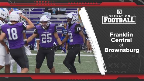 Franklin Central at Brownsburg | Operation Football | wthr.com