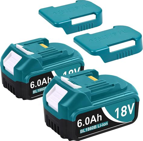 Amazon | Drosme 【2個セット】マキタ 18V 互換バッテリー BL1860B 真実容量6000mAh A級セル採用 持続時間 ...