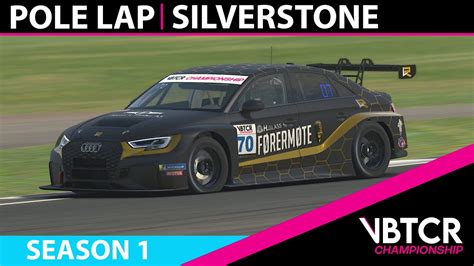 IRacing Silverstone Grand Prix Audi TCR S1 R1 VBTCR POLE LAP YouTube