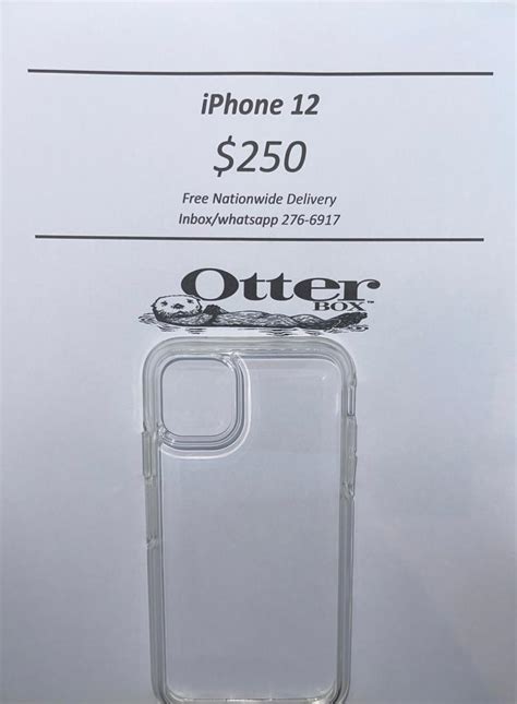 iPhone 12 Otter Box Symmetry Clear - Accessory Vine