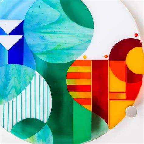 Modern Glass Art In Bold Colours To Transform Your Walls Rooms