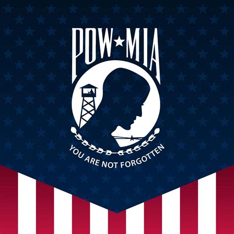 Happy National Pow Mia Recognition Day Design Background Illustration