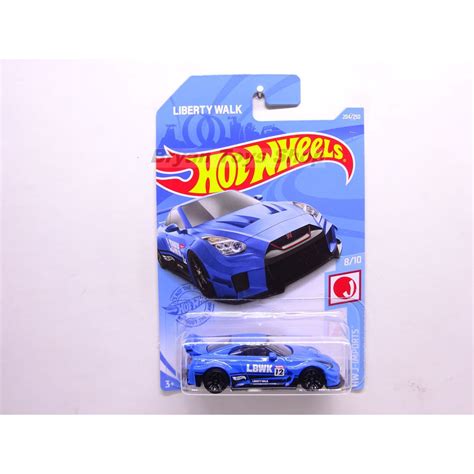 Hot Wheels LB Silhouette Works GT Nissan 35GT RR Ver 2 Blue Shopee Malaysia