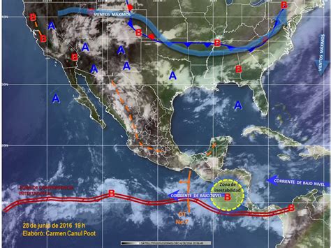 Dos canales de baja presión y una onda tropical generarán lluvia en