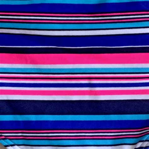 Stripe Bikini Bottoms Briefs With Detachable Ties Depop