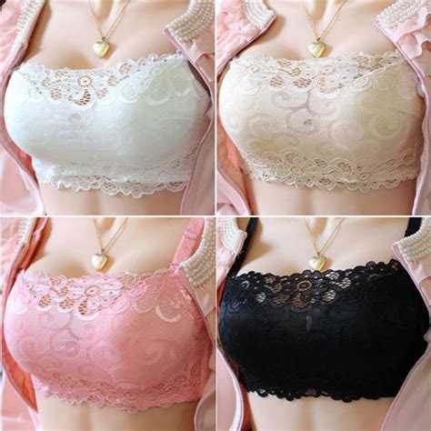 Ikon Ready Stock Women Lace Floral Padded Bra Adjustable Sexy