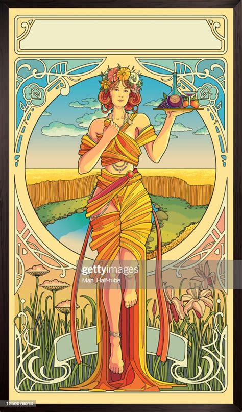 Art Nouveau Poster Modern Style High Res Vector Graphic Getty Images