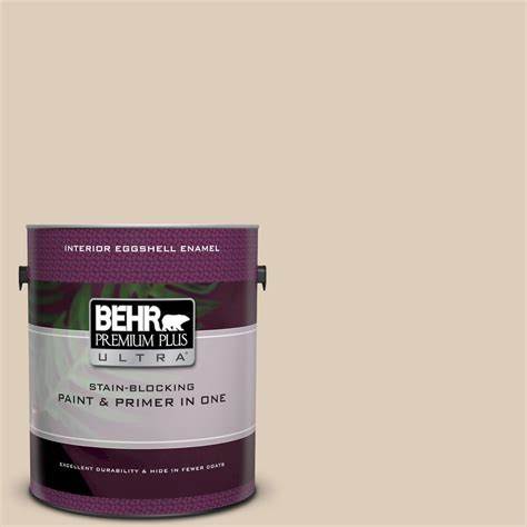 Behr Premium Plus Ultra Gal Mq Dainty Lace Eggshell Enamel